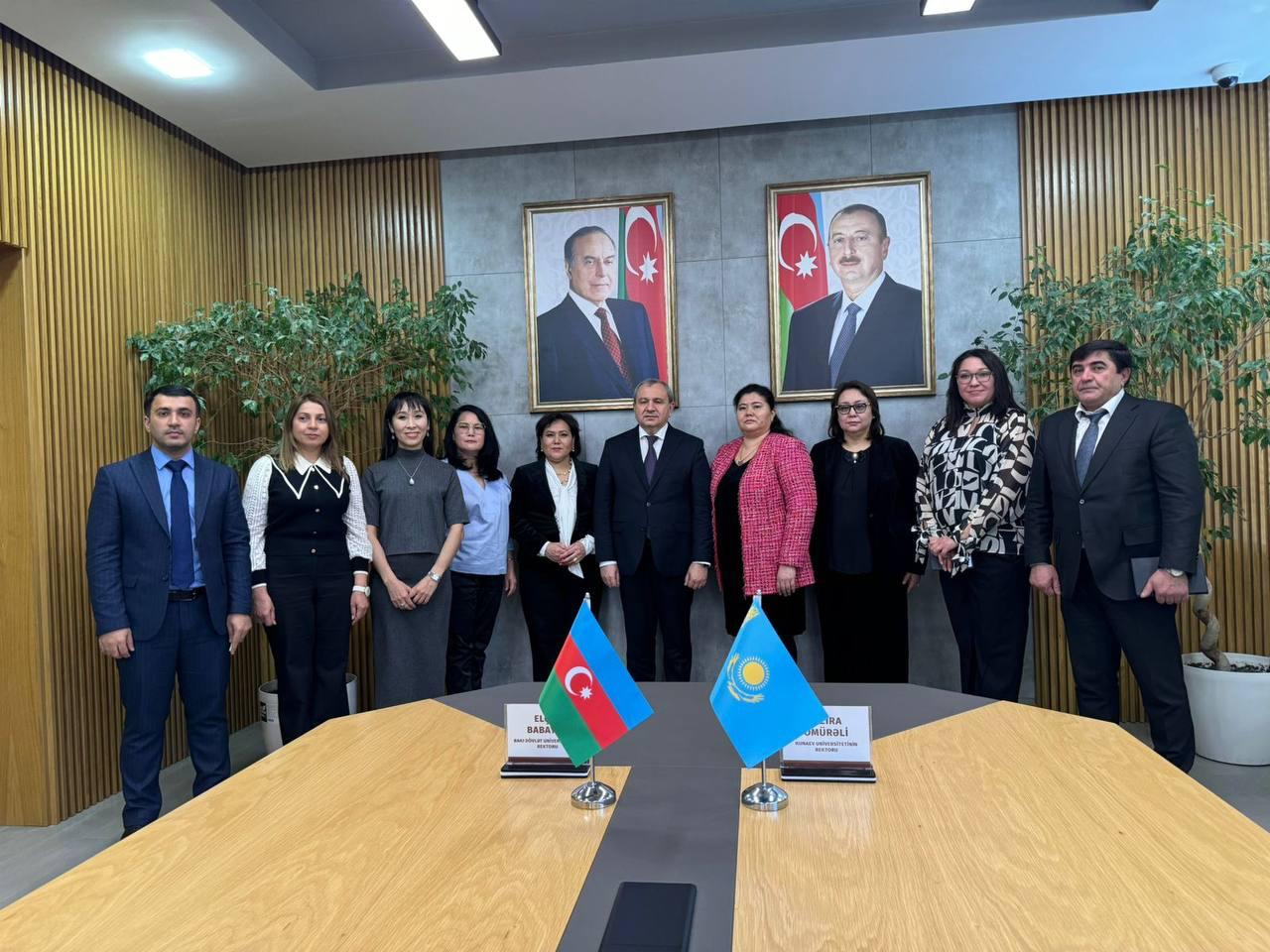 Делегация Университета Кунаева в Баку