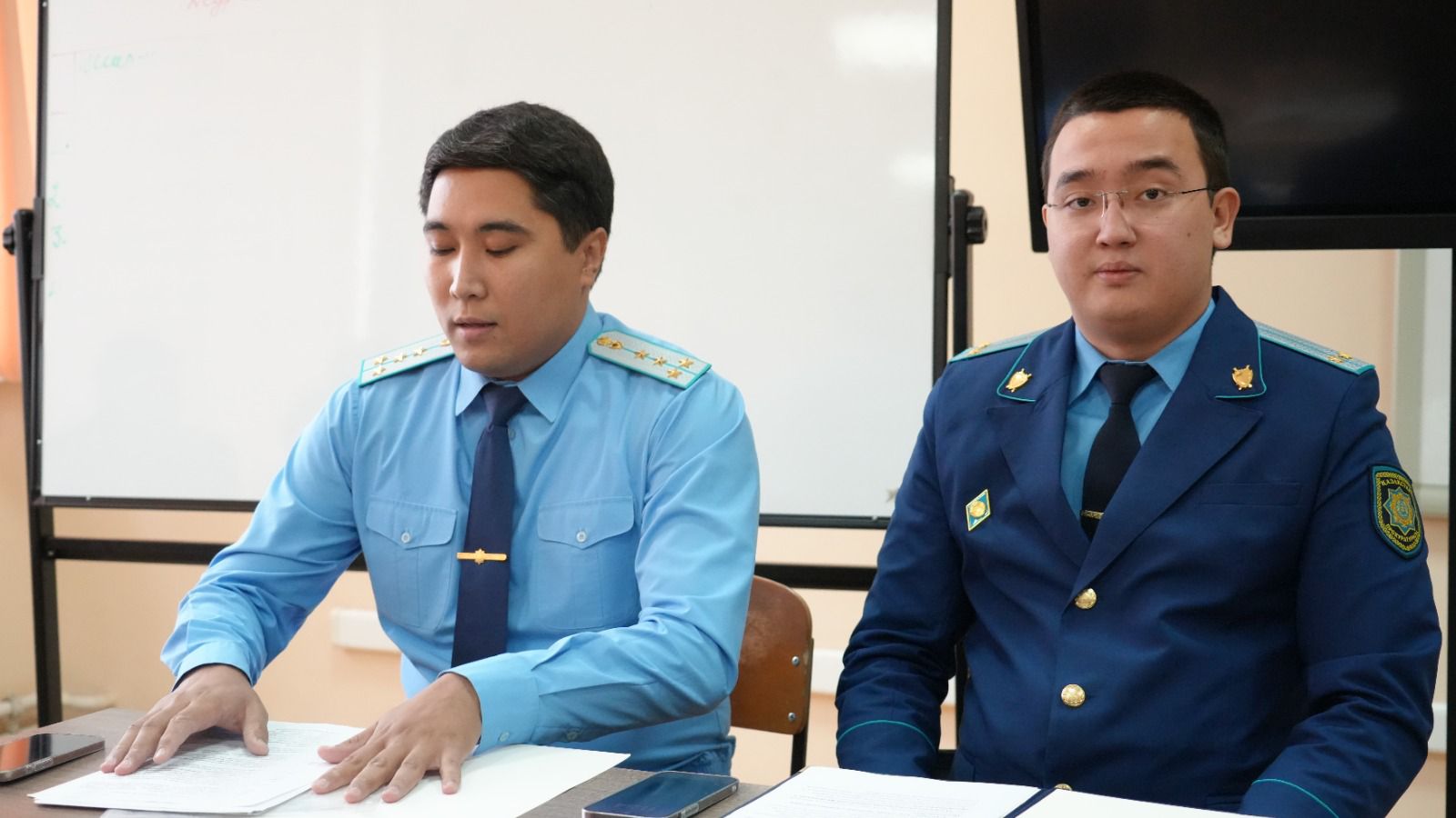 В Университете Кунаева прошла встреча студентов с представителями Департамента КПСиСУ ГП РК по г. Алматы