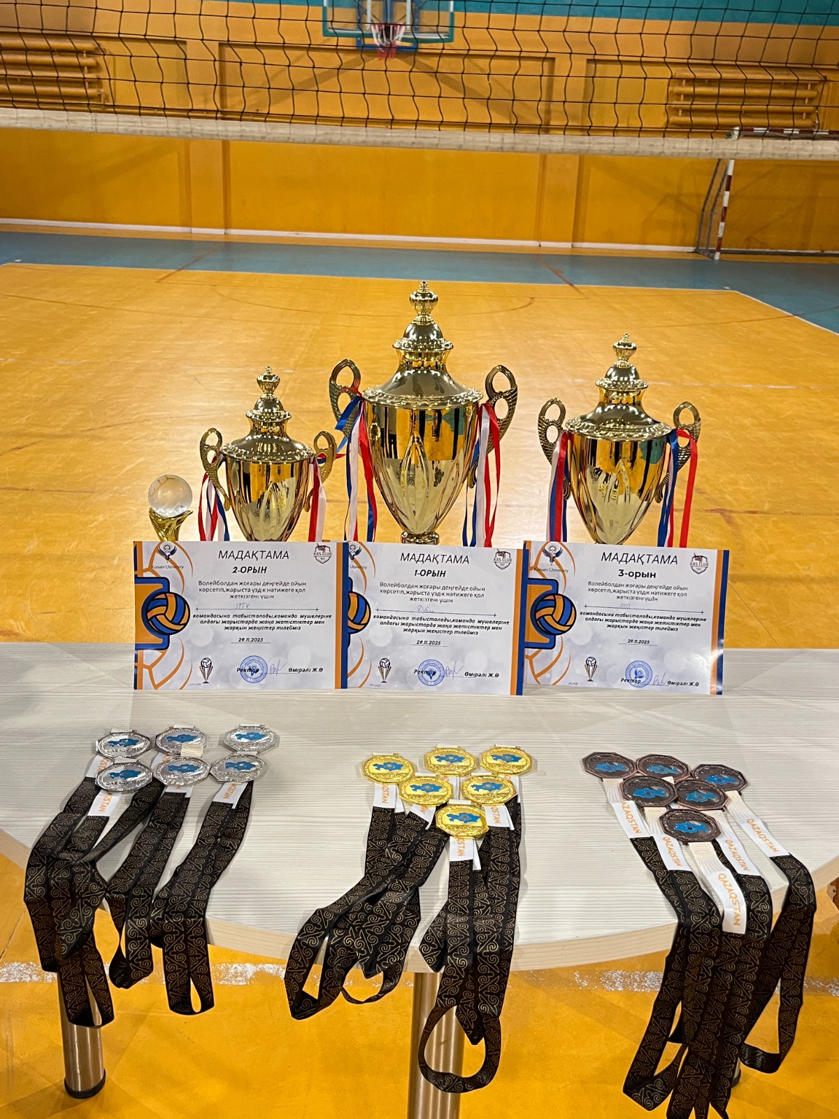 Состоялся турнир по волейболу «Кубок ректора – 2025».