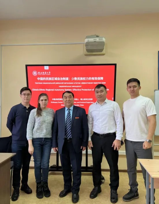 С 23 по 27 февраля в Университет Кунаева с визитом находился доктор юридических наук Шэньси Сауыт Ракымжан